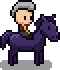 A hero riding the Nightmare Steed